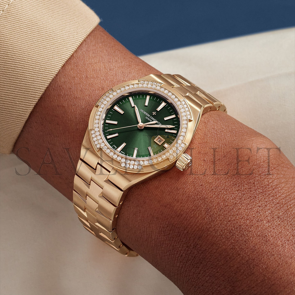 vacheron Co*sta*t*n overseas self-winding 35 mm pink gold watch 4605v/200r-b969